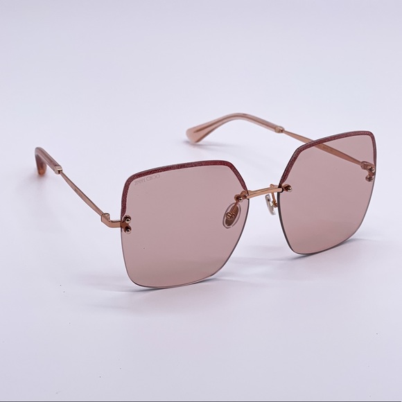 NEW JIMMY CHOO TAVI/S FWMU1 WOMEN’S SUNGLASSES JIMMY CHOO TAVI/S PINK - Picture 8 of 14